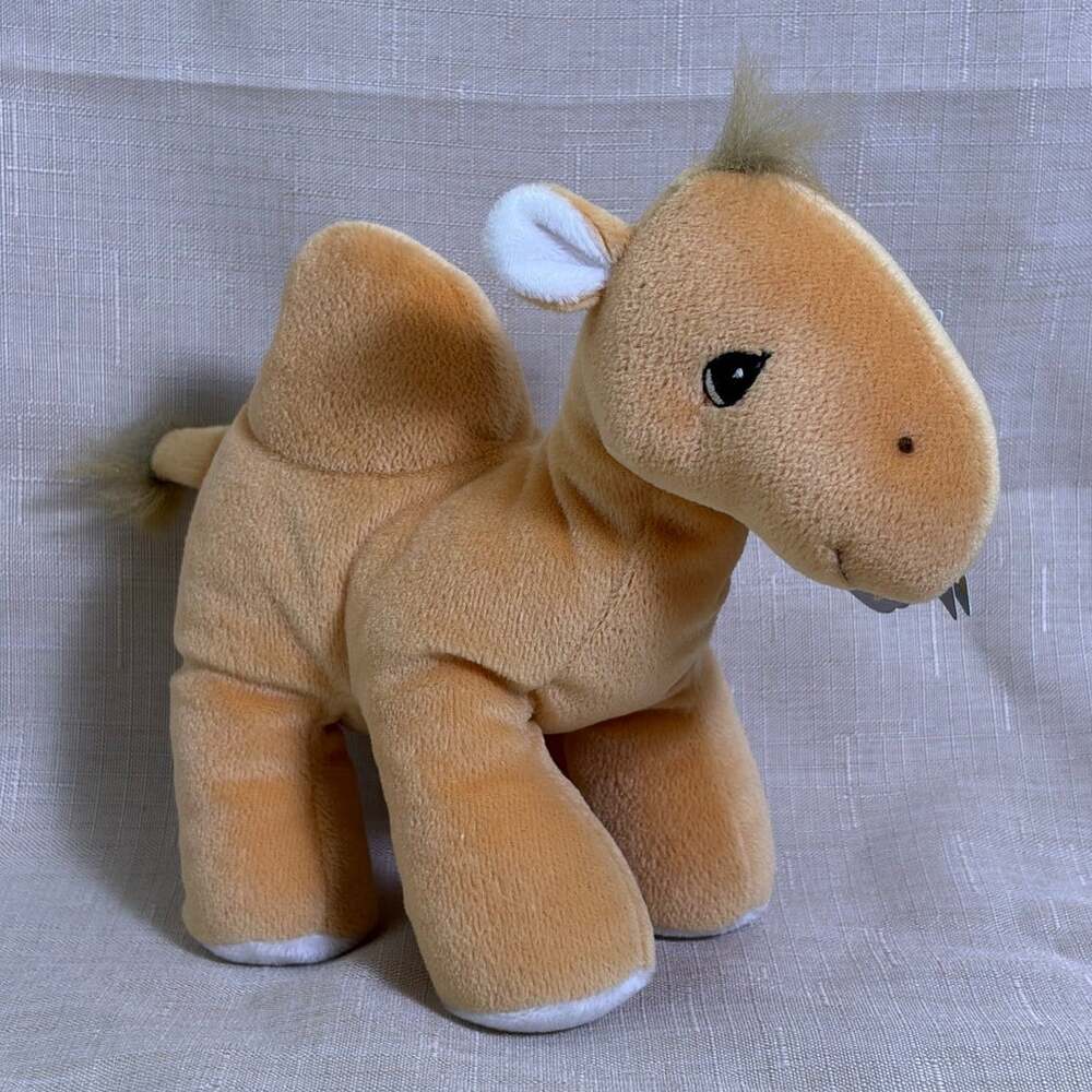 Vintage 1999 Precious Moments Tender Tails Nativity Camel Beanbag Plush